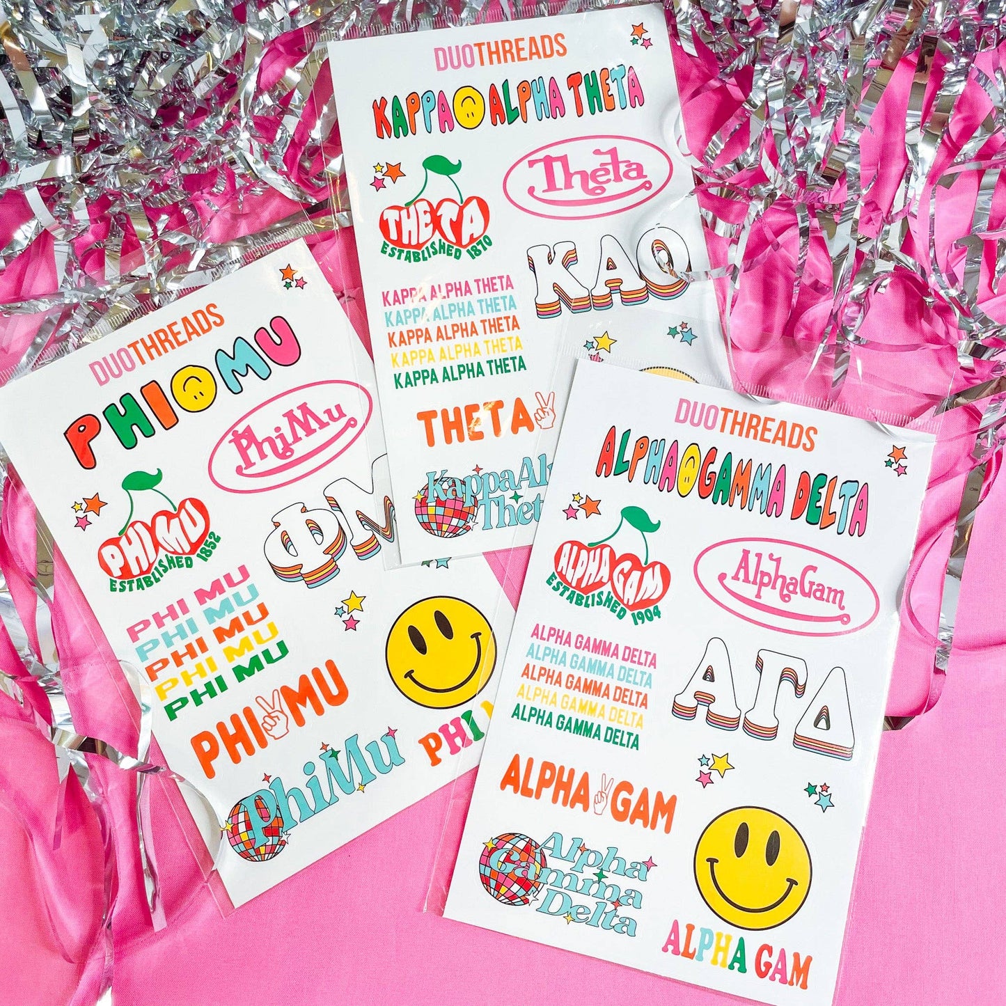 Rainbow Sticker Sheet - ZTA