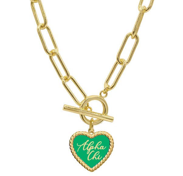 XO Heart Charm Necklace
