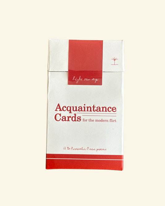 Acquaintance Cards