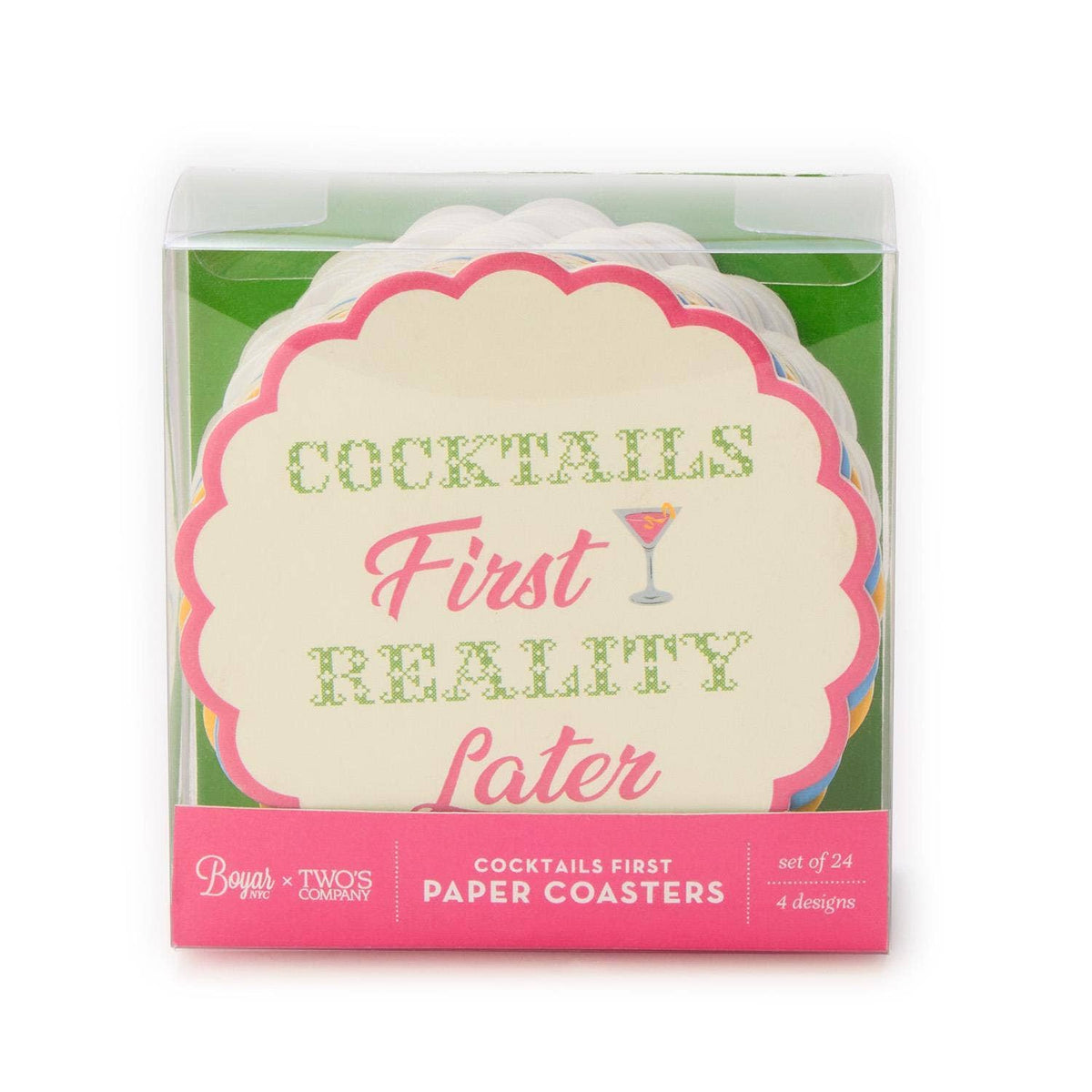 Cocktail Paper Coasters | Set of 24