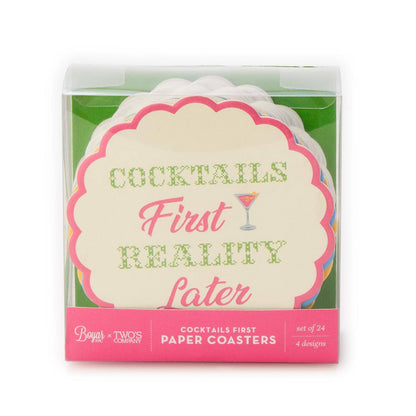 Cocktail Paper Coasters | Set of 24