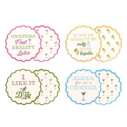 Cocktail Paper Coasters | Set of 24