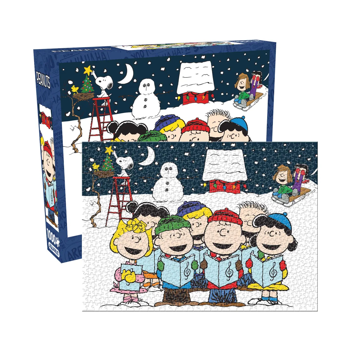 Peanuts Singing Hymns 1000 Piece Glitter Puzzle