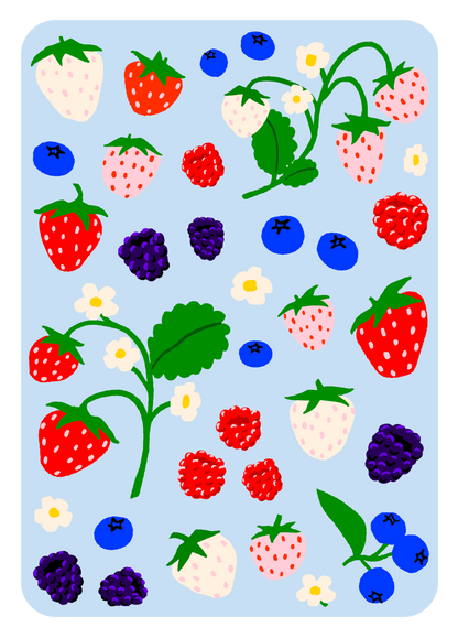 Oops All Berries Iron On Sheet Set