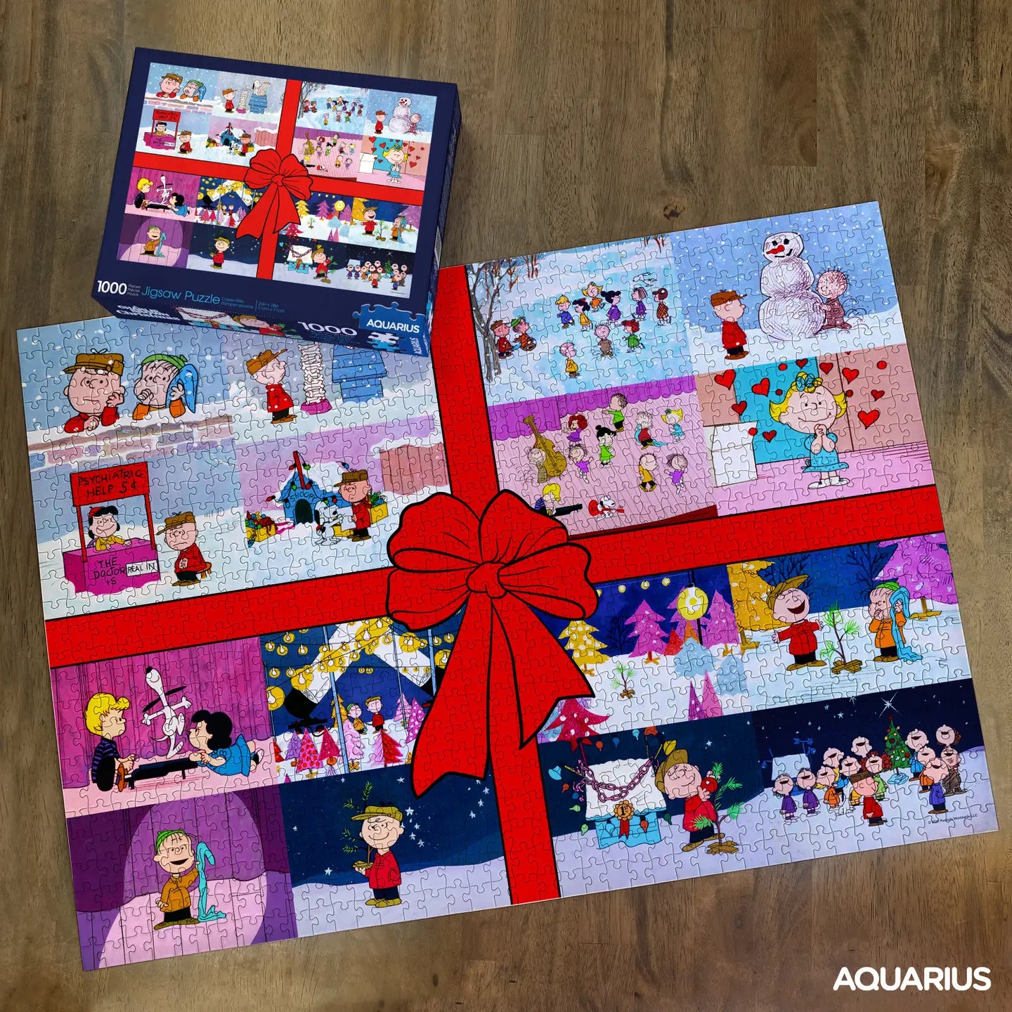 Peanuts Christmas Present 1000 Piece Puzzle