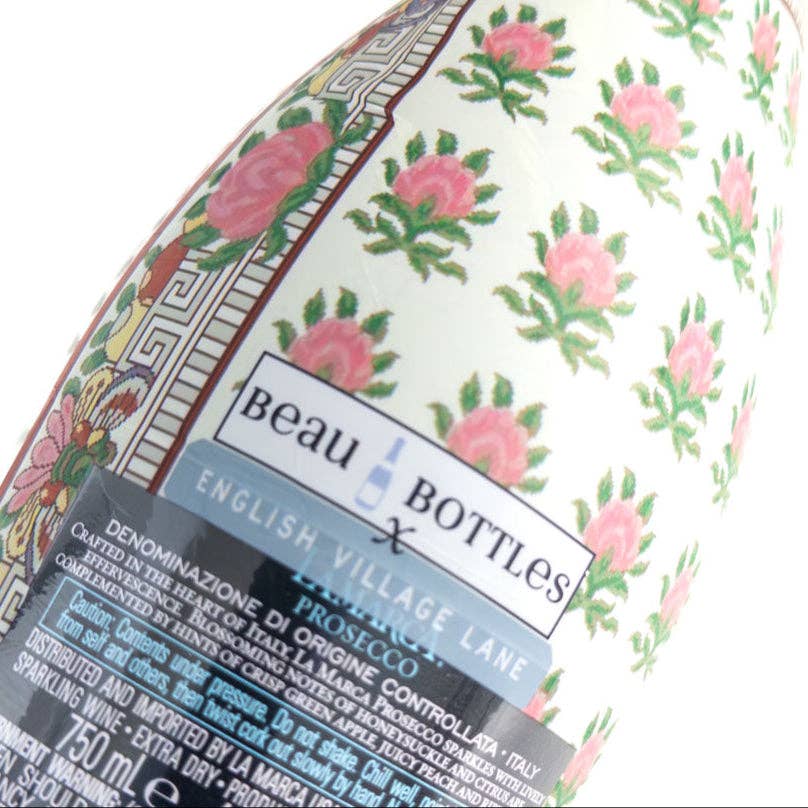 Beau Bottles x English Village Lane - Rose Medallion - Prosecco Collection