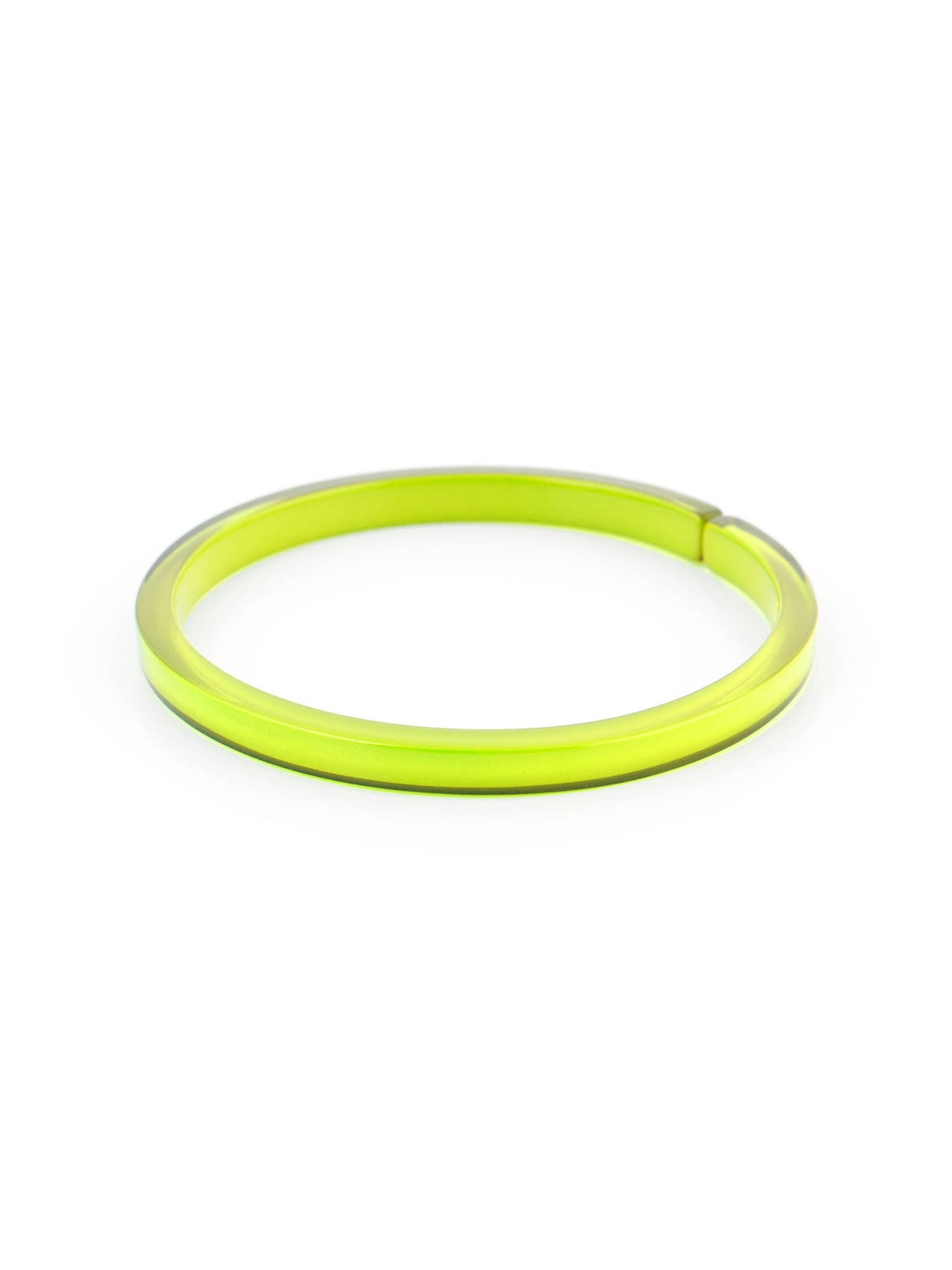 Lauren Resin Bracelet - Lime