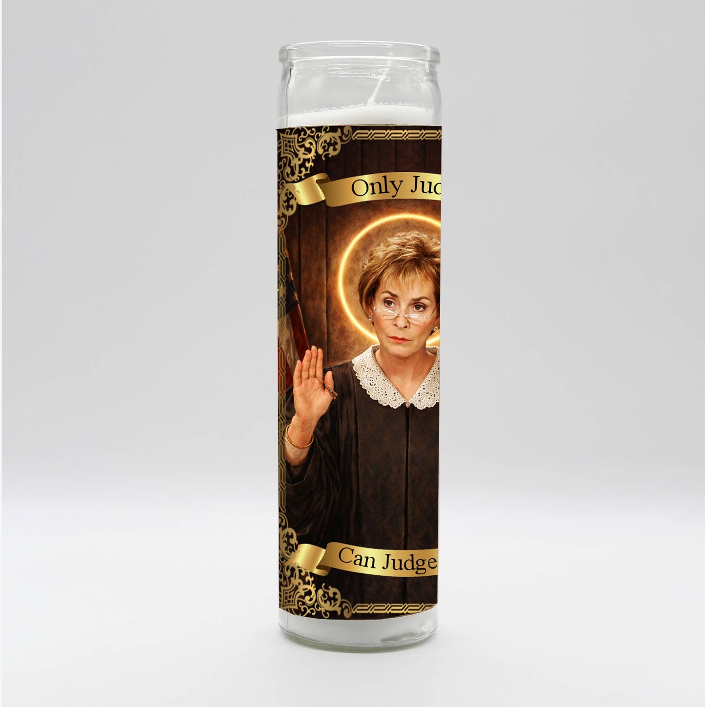 Saint Only Judy Can Judge Me Candle