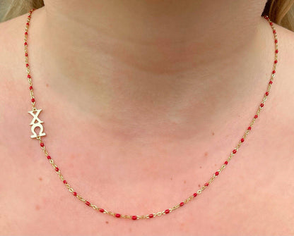 XO Side Necklace
