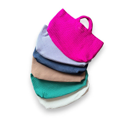 Woven Mahjong Bag - Magenta