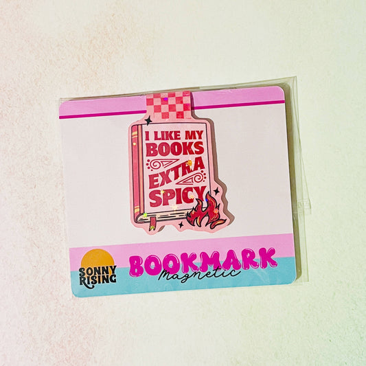 I Like My Books Extra Spicy Magnetic Bookmark