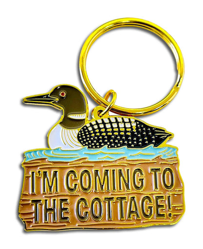 Heated Rivalry I'm Coming to the Cottage Keychain