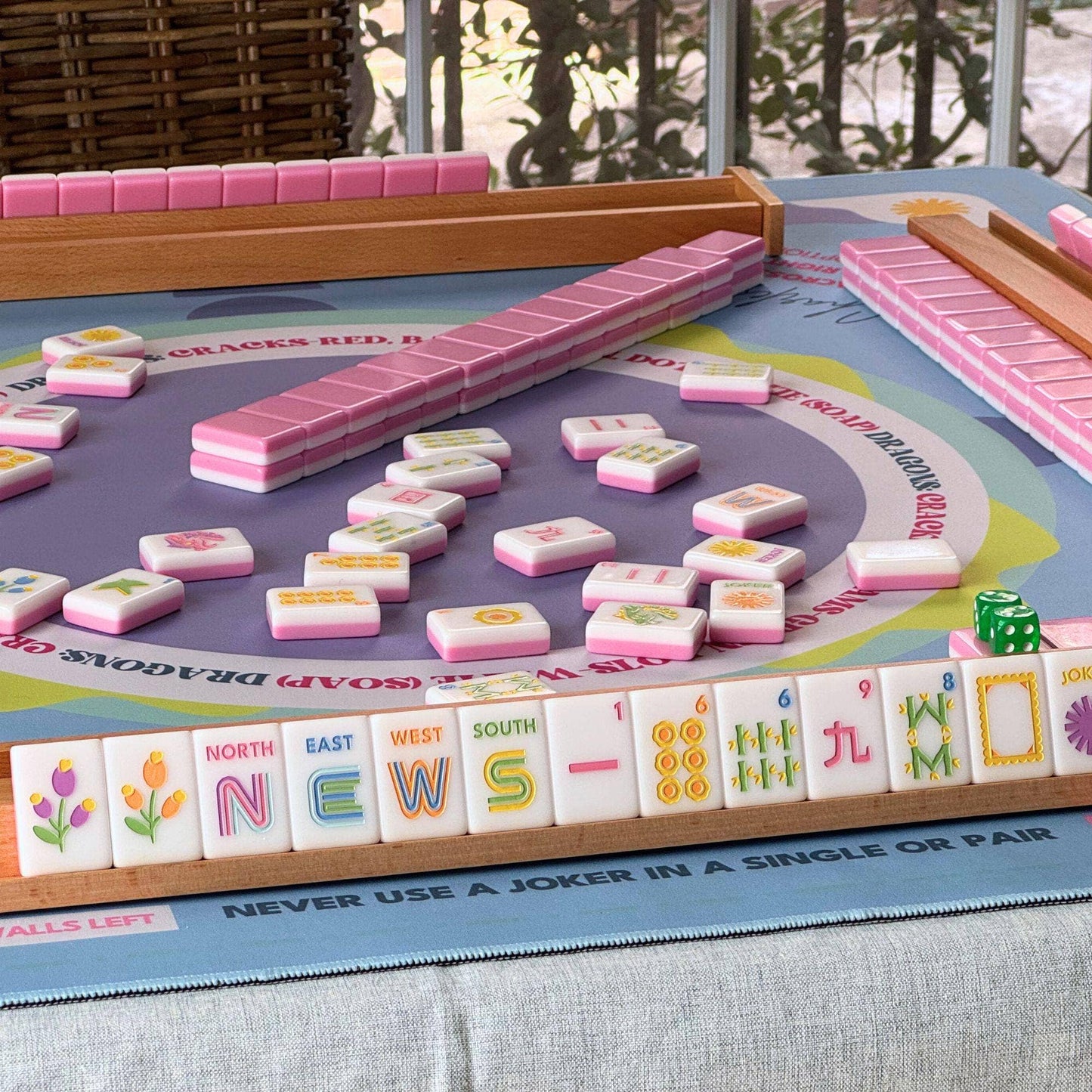 Luna Tiles - Heirloom Engraved Mahjong Tile Set - Modern