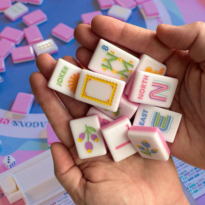 Luna Tiles - Heirloom Engraved Mahjong Tile Set - Modern