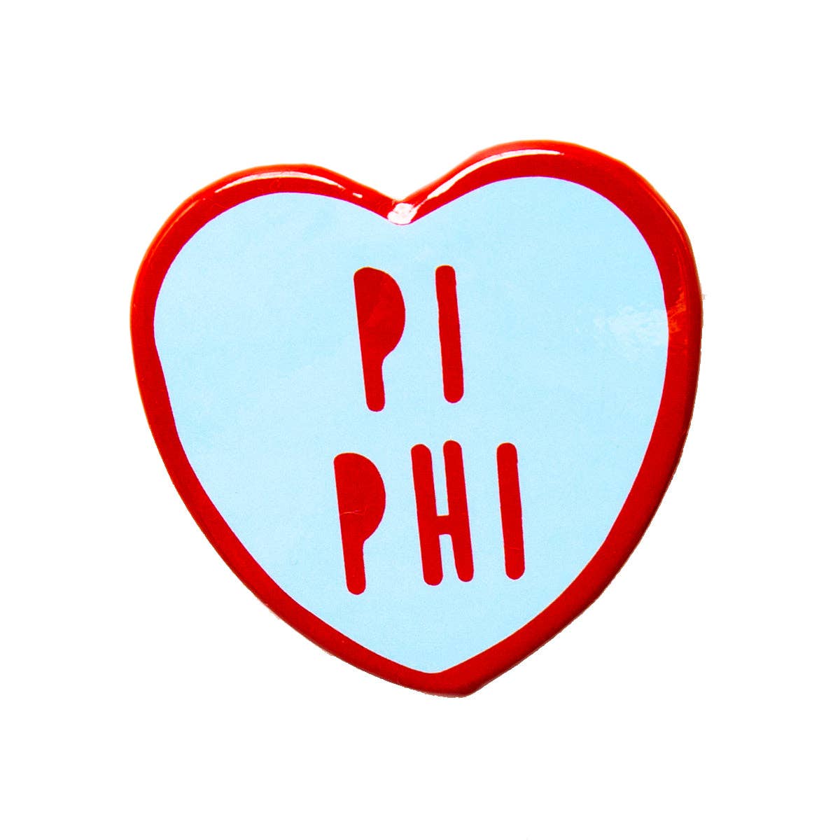 Sweet Heart Button - Pi Phi