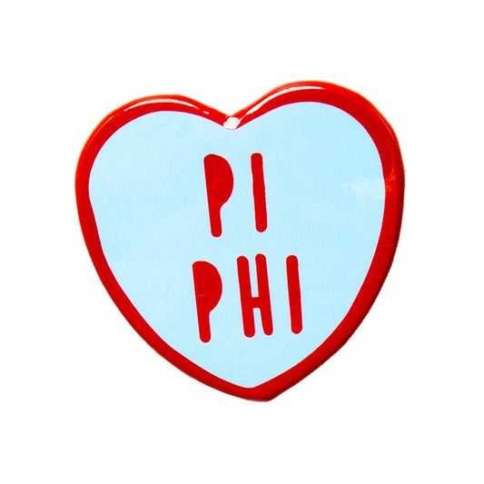 Sweet Heart Button - Pi Phi