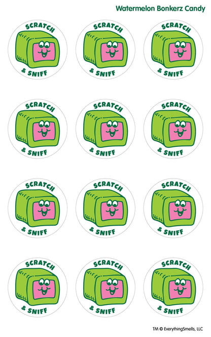 Watermelon Bonkerz Scratch & Sniff Sticker
