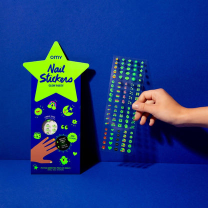 NAIL STICKERS - GLOW IN THE DARK