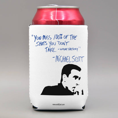 "'100%' Michael Scott" Koozie