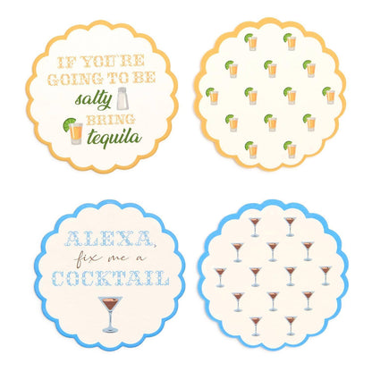 Cocktail Paper Coasters | Set of 24