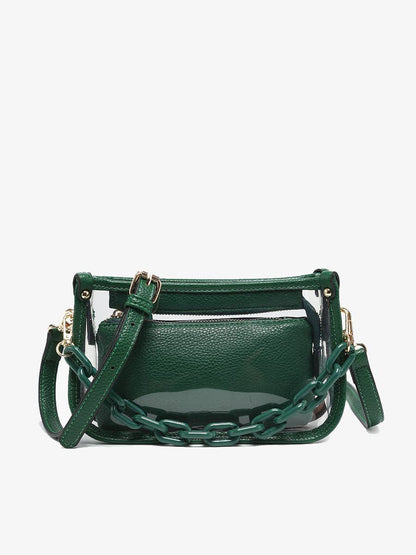 Clear Crossbody w/ Chain