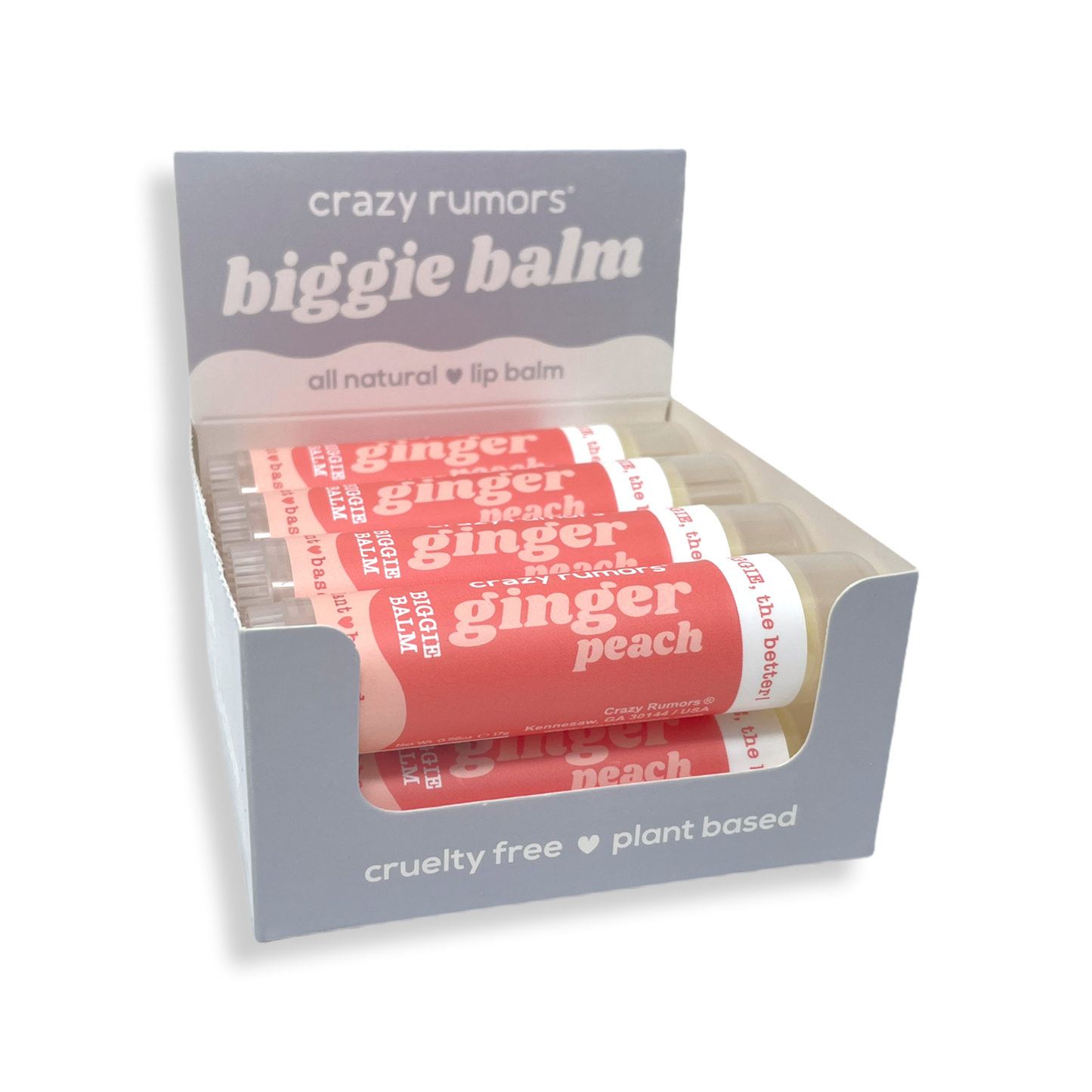 Biggie Lip Balm - Ginger Peach