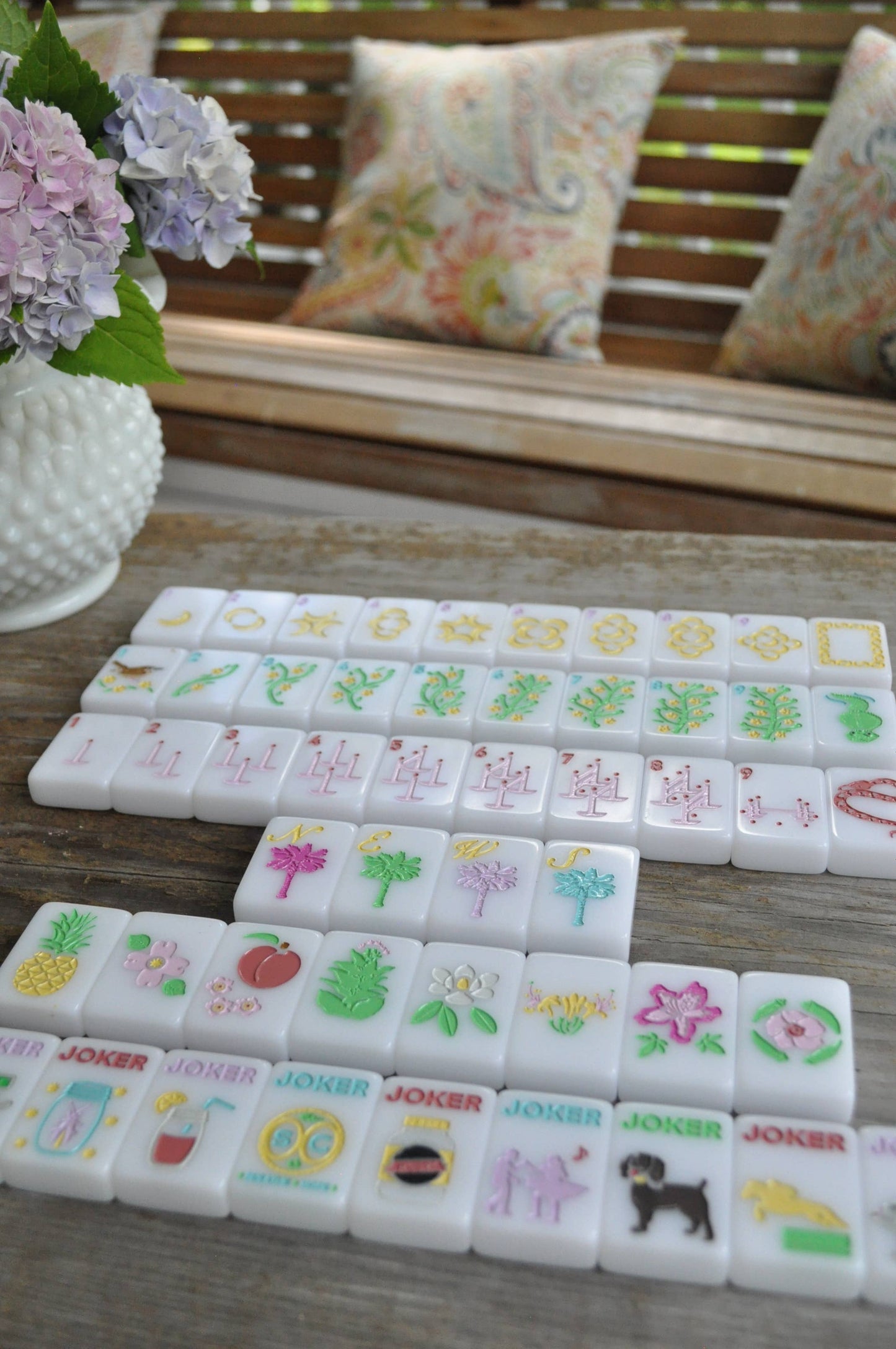 Mahjong Tiles - Palmetto