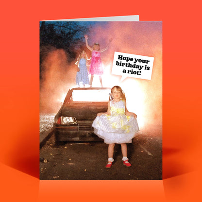 Birthday Riot Birthday Card
