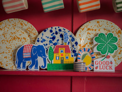 Good Luck Clover | Cut-Out - Greeting Card