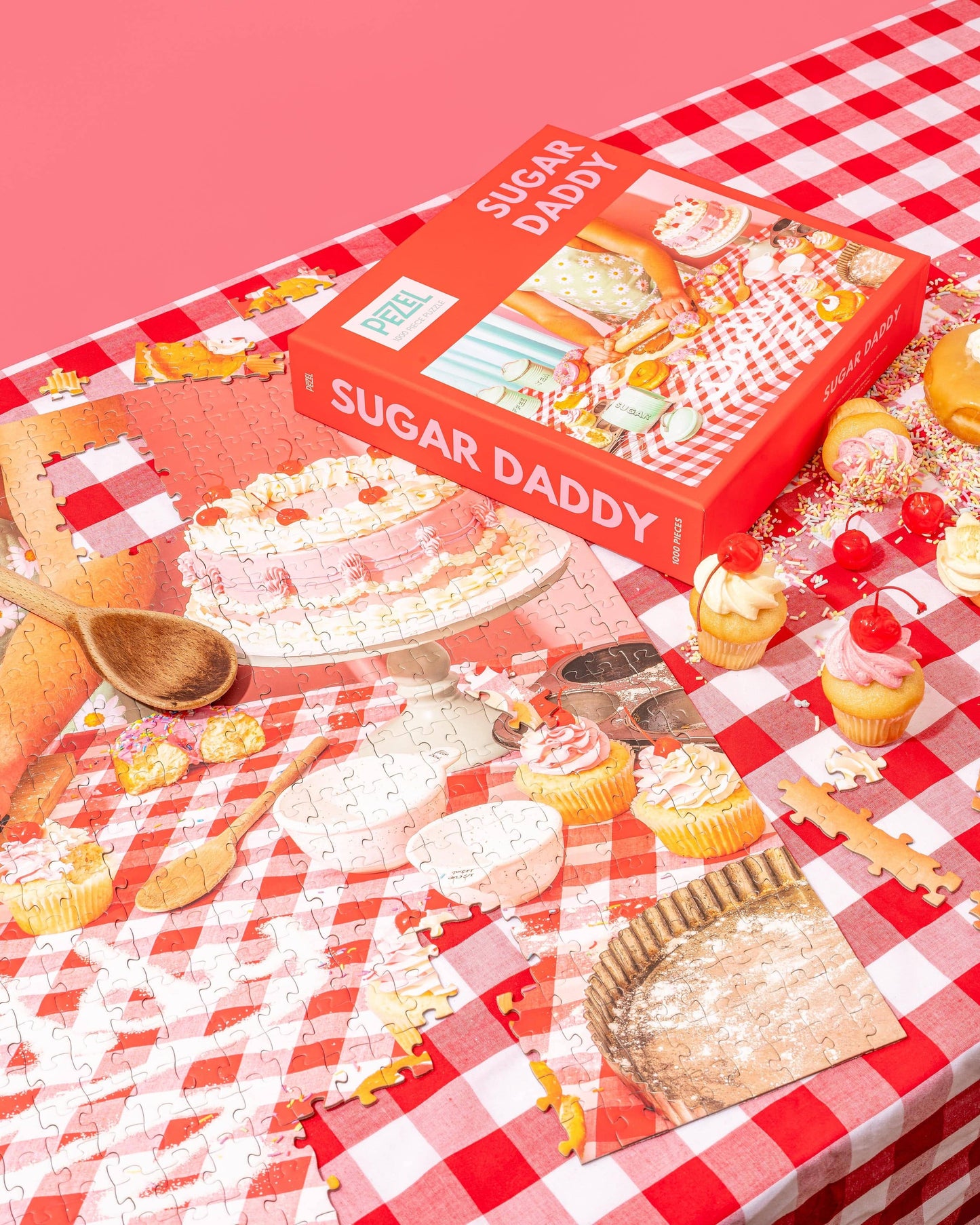 🍩 Sugar Daddy 🧁 | 1000 Piece Jigsaw Puzzle w/ Canvas Bag