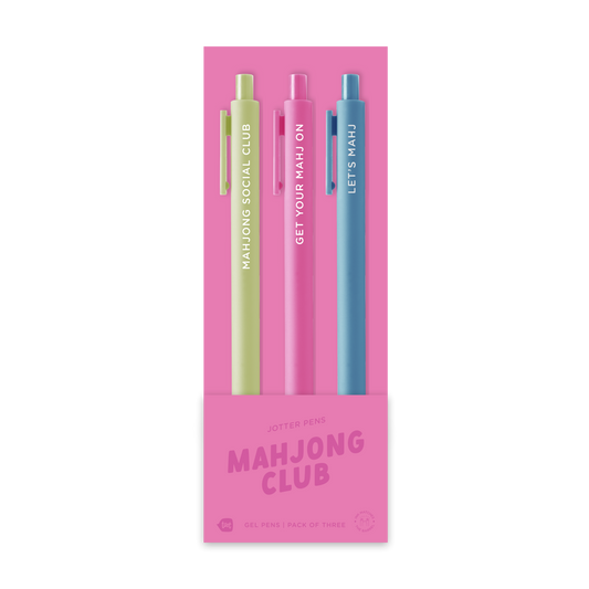 Mahjong Club 3 Pack Jotters
