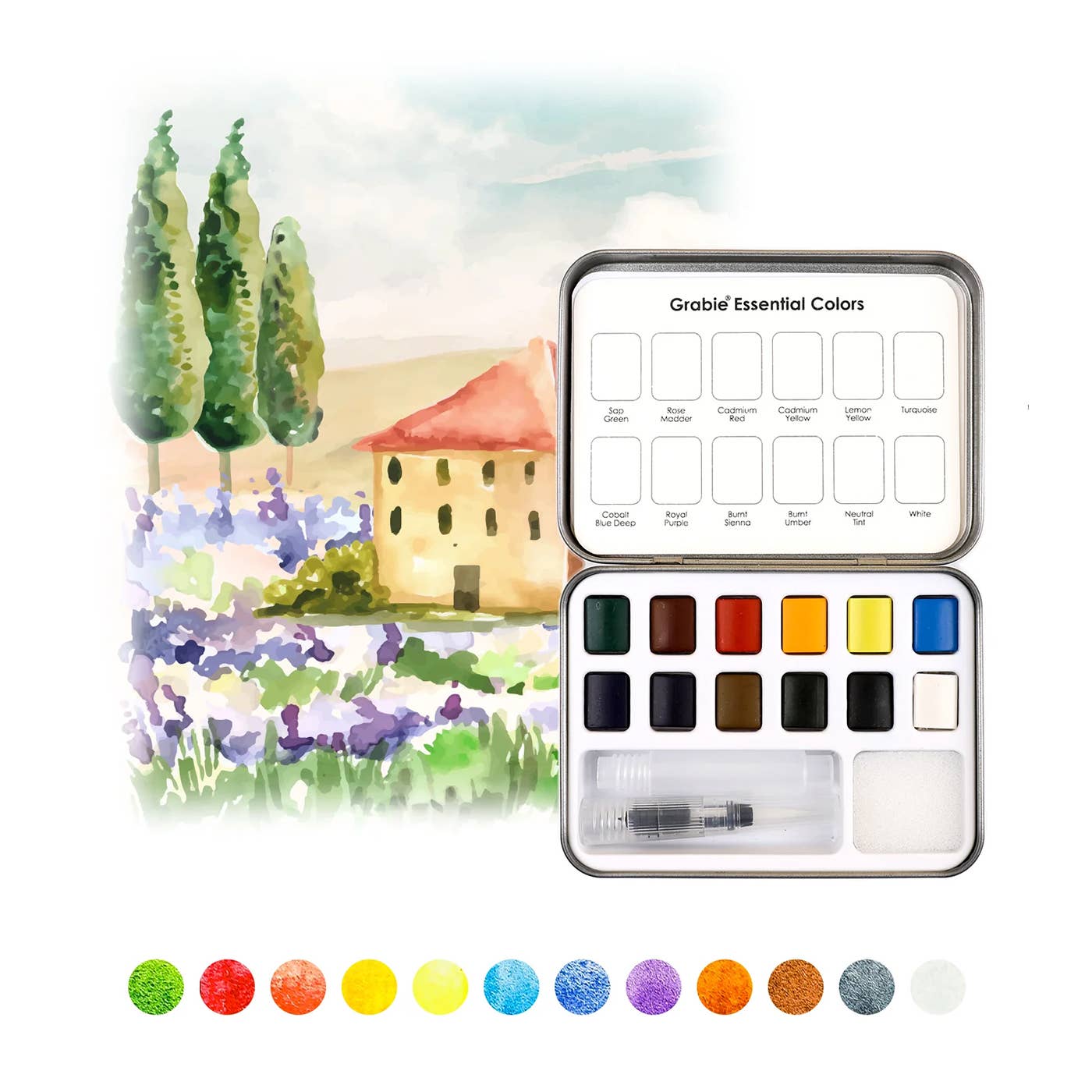 Pocket Watercolor - 12 Essential