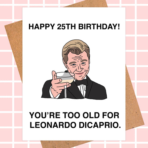 Leonardo DiCaprio - 25th Birthday Card