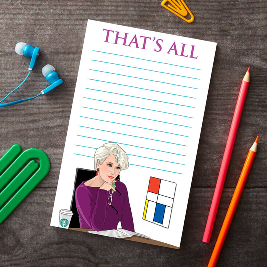 The Devil Wears Prada Notepad