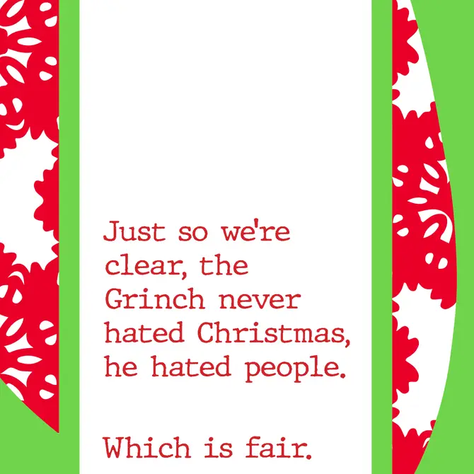 Xmas Grinch Towel