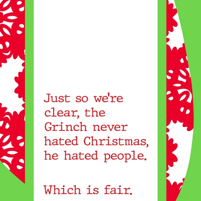 Xmas Grinch Towel