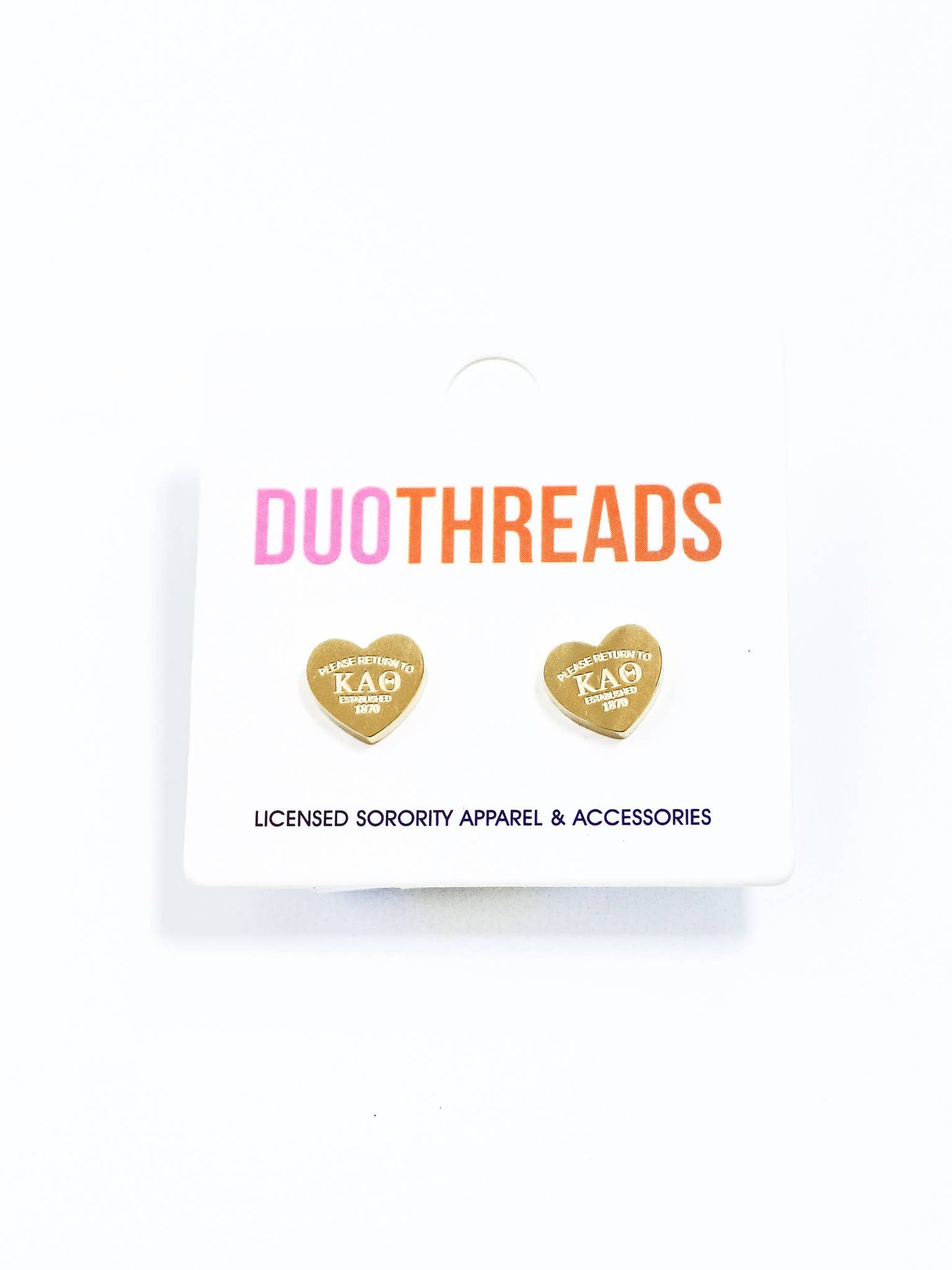 Theta Heart Earrings