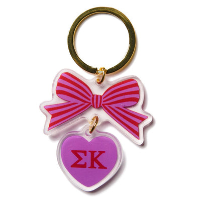 Bow Keychain - Chi O