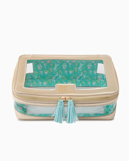 Mahjong Tile Storage Bag - Gold