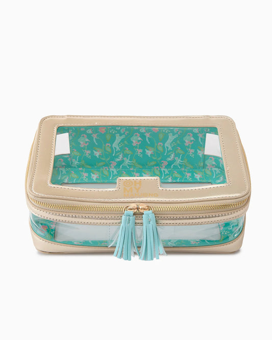 Mahjong Tile Storage Bag - Gold