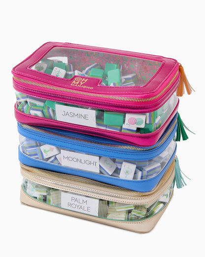 Mahjong Tile Storage Bag - Gold