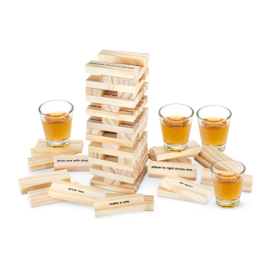 Stack Blocks Drinking Game