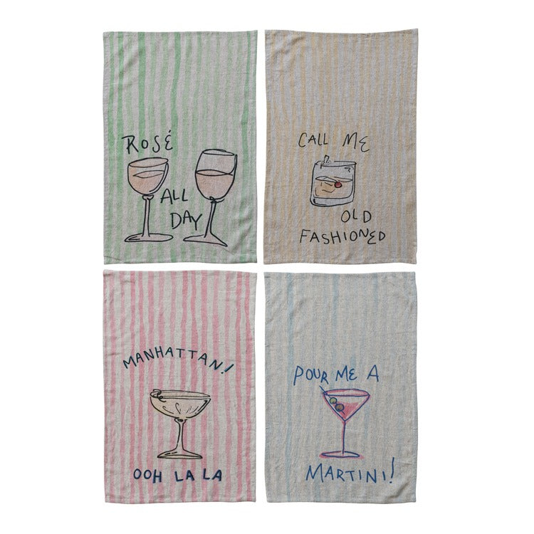 Cocktail Tea Towels