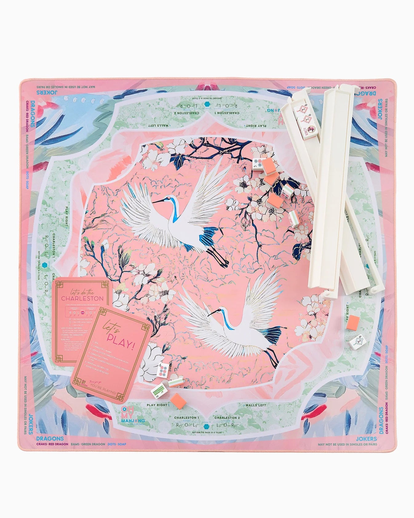 Mahjong Mat - Heron in Tube