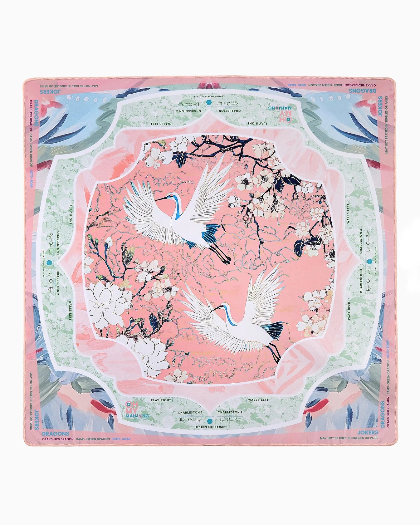 Mahjong Mat - Heron in Tube