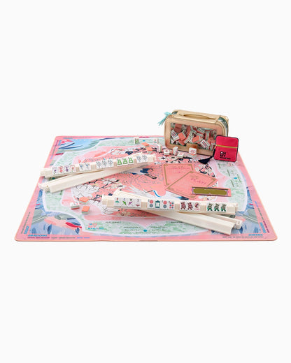 Mahjong Mat - Heron in Tube