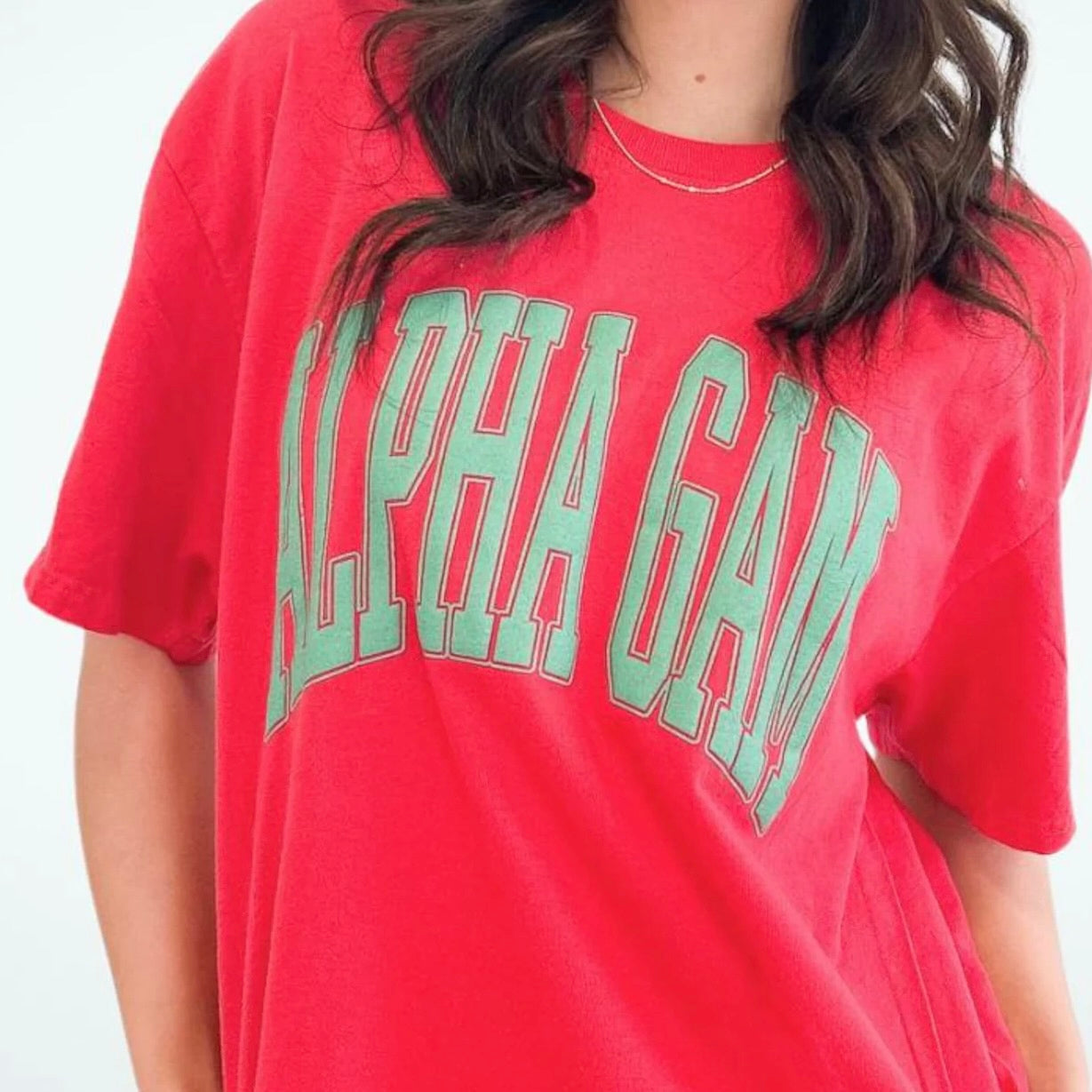 AGD Varsity Arch Puff Tee
