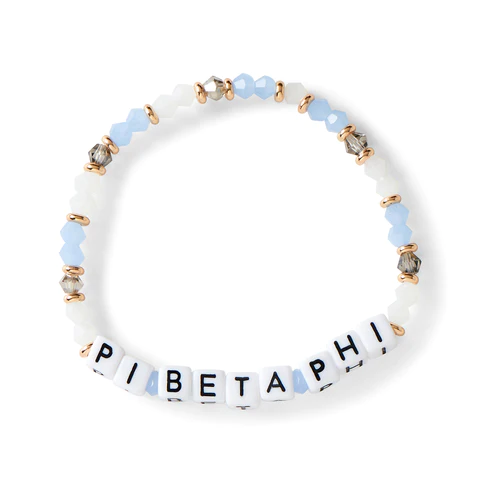 Pi Phi Beaded Bracelet