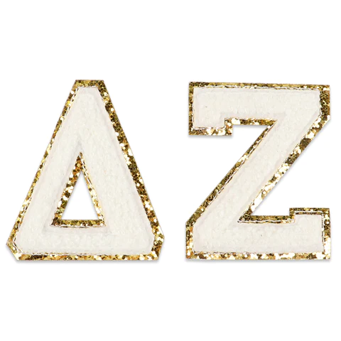 Chenille Sorority Letters - DZ
