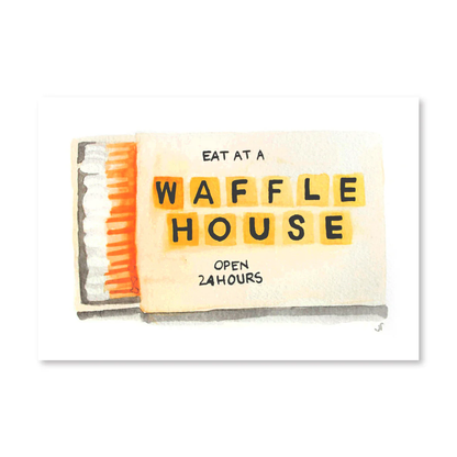 Waffle House Matchbook 5x7 Print